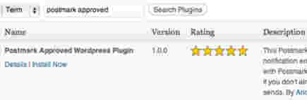 Postmark approved Wordpress plugin