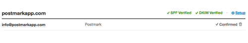 Make sure your SPF and DKIM are verified on Postmark.