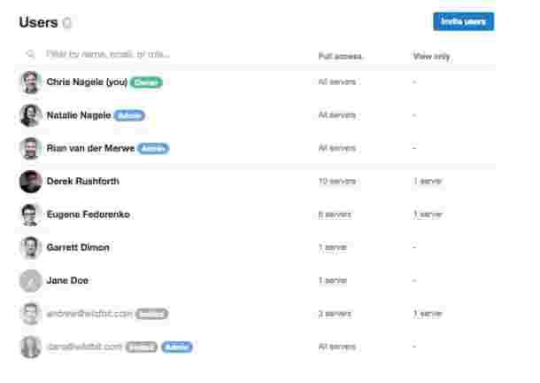 Postmark user dashboard