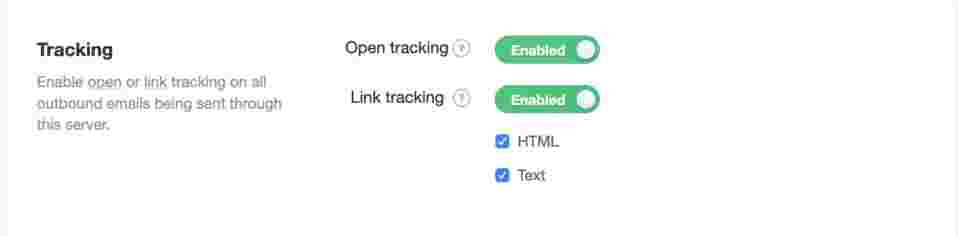 Enable Postmark Open Tracking